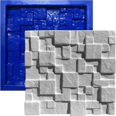 Imagem de Forma 3D Gesso e Cimento ABS 1mm - Mosaico 29x29 cm - Xmoldes Formas 3
