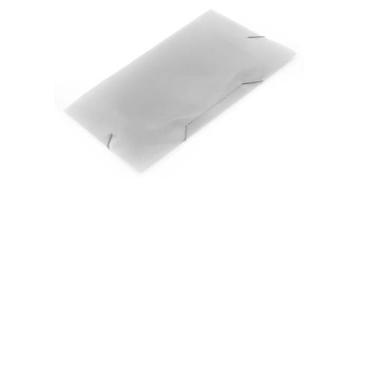 Imagem de Pasta Com Elástico Ofício Transparente Acp Fina Com 100 Uni.