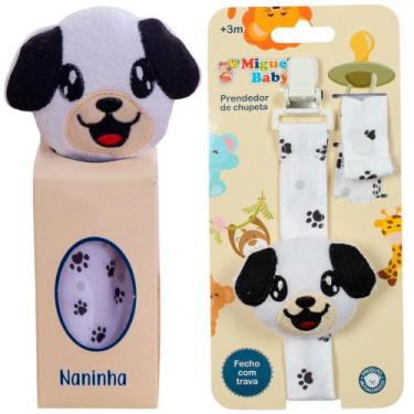 Imagem de Naninha + Prendedor de Chupeta Cachorrinho - Miguel Baby