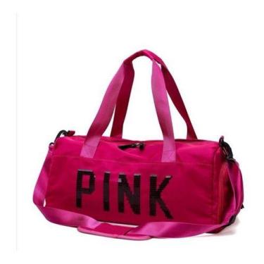 Imagem de Bolsa Feminina Pink Fitness Academia E Mala De Viagem - Unistar, Preto