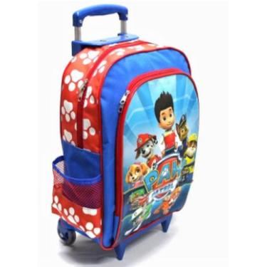 Imagem de Mochila de rodinhas mochilete patrulha canina meninos infantil escolar