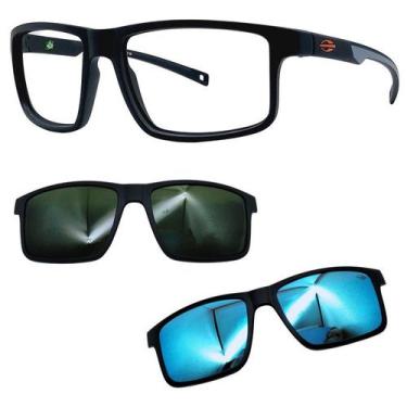 Imagem de Oculos Mormaii 6127 Swap 5 APJ Com 2 Clipons G15 e Azul, G15, Azul