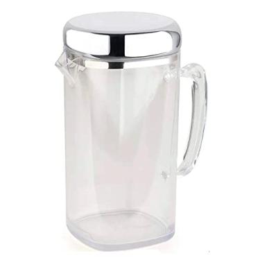 Imagem de Forma, 800175, Jarra Quadrada 1.5L Acrílico Tampa Jarro Água Suco Vision, cor Inox, Aço