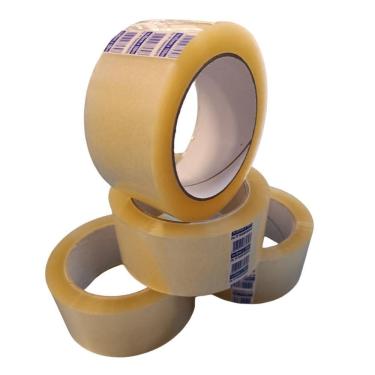 Imagem de 4 Fitas Adesiva Durex Embalagem Rolo Transparente 100 Metros