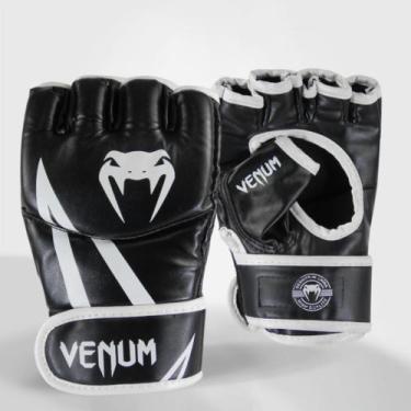 Imagem de Luva venum mma challenger evo - preto/branco, G/GG