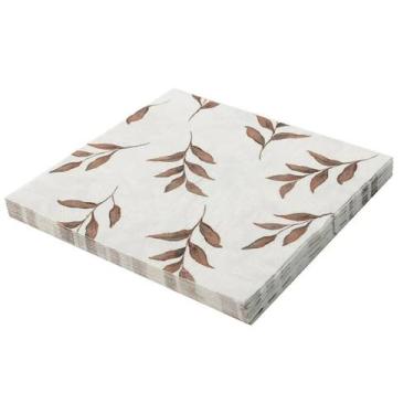 Imagem de Guardanapo de Papel Folha Dupla Folhas Rosê 32x32 cm Silver Festas - I