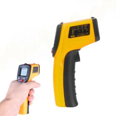 Imagem de Pistola Laser Digital Infravermelho para Temperatura Culinária e Indus