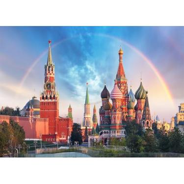 Imagem de Loccor Tecido de 2,1 x 1,5 m Moscou Catedral de São Basílio Pano de Fundo Quadrado Vermelho Moscou Kremlin Fundo de Fotografia de Marco Russo Imagens de Atração Turística Banner Tapeçaria de Igreja
