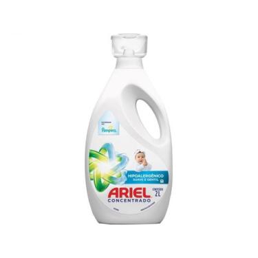 Imagem de Sabão Líquido Ariel Hipoalergênico Suave e Gentil  - Concentrado 2L, 2