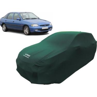 Imagem de Capa De Tecido Para Carro Ford Escort Europeu Hatch - Mz, Verde