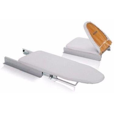 Imagem de Tábua de Passar Roupas Embutir Dobrável Cinza Base