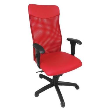 Imagem de Cadeira Maya Presidente Extra Giratória Tela Mesh Reclinavel Braço Reg