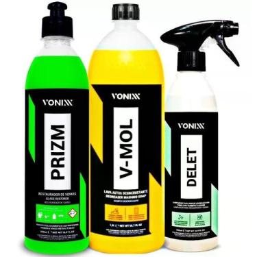 Imagem de Kit Automotivo Delet + V-mol + Prizm Vonixx