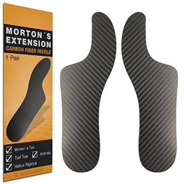 Imagem de Leeuoe 1 Par De Palmilhas Ortopédicas Morton'S Extension, Palmilha De Fibra De Carbono, Suporte Rígido Para Os Pés, Palmilha Morton'S Toe, Turf Toe, Hallux Rigidus, Artrite 23,5 Cm(Tamanho Masculino 7