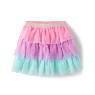 Imagem de Gymboree Saia tutu para meninas e crianças pequenas, Tutu de pérola rosa, 10