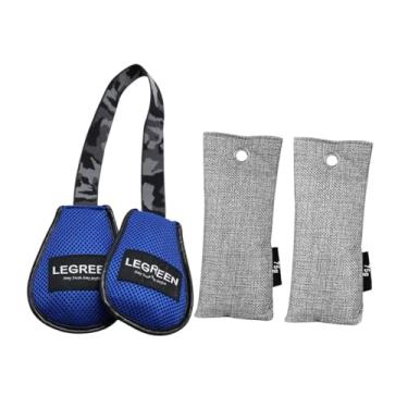 Imagem de UGPLM Luvas de boxe desodorizantes pacote absorvente de odor eliminador de odor sacos de carvão ferramenta de boxe, Azul, 75g Sabor Colônia
