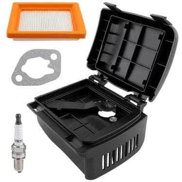 Imagem de Carbhub Kit de limpeza de filtro de ar 14 743 03-S para motor Kohler XT650 XT675 para Husqvarna Toro cortador de grama reciclador de 55,88 cm para substituição para cortador de grama 14 743 03-S kit de limpeza de base de filtro de ar