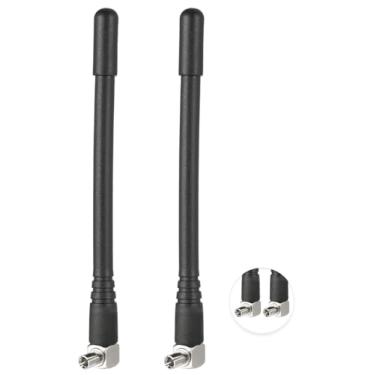 Imagem de POBADY 2PCS 4G LTE Antena 3dbi Mini Antena Externa TS9 Compatível com 4G LTE Mobile Hotspot MiFi Router Honeycomb Mobile Broadband Modem USB Modem