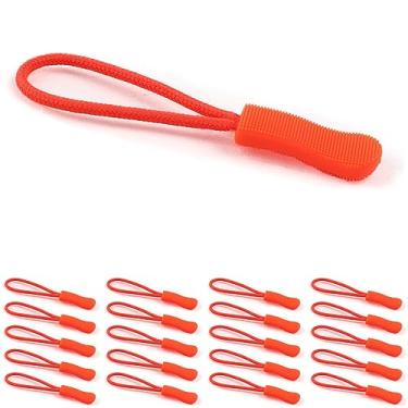 Imagem de Red Snail 20Pcs Zipper Pull- Substituição de Zipper Pull, Puxadores de Zíper Fluorescentes, Auxiliar de Puxador de Zíper Brilhante, Kit de Reparo de Zíper, Aba de Puxadores de Zípe ()