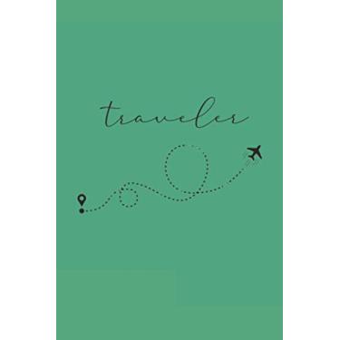 Imagem de Reisetagebuch, Travelbook A5, grün: 120 Seiten, 6x9 Inc., Tagebuch, Reise, Travel, Welt, Weltkarte, Wanderlust, Weltenbummler, Abenteuer, Erlebnisse, ... Ideenbuch, Schreibheft, Traveltagebch