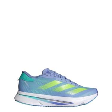 Imagem de adidas Tênis de corrida feminino Adizero Sl2 W, Azul cintilante/limão lúcido/azul cobalto, 38