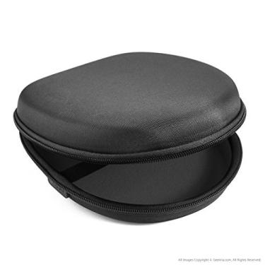 Imagem de Capa de fone de ouvido UltraShell da Geekria para Audio-Technica ATH SR5BK, SR5BTBK, ANC20, ANC9, ANC7, ANC9B, ES3, ES10 supra-auriculares, bolsa protetora rígida para transporte de viagem com espaço para acessórios