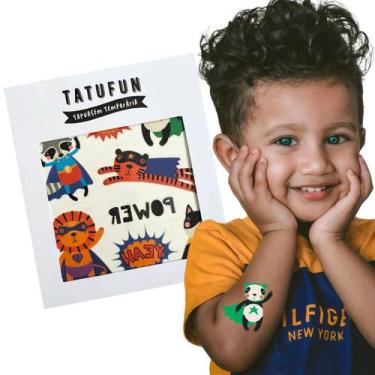 Imagem de Tatuagem Temporária Infantil Divertida Super Herois - Tatufun