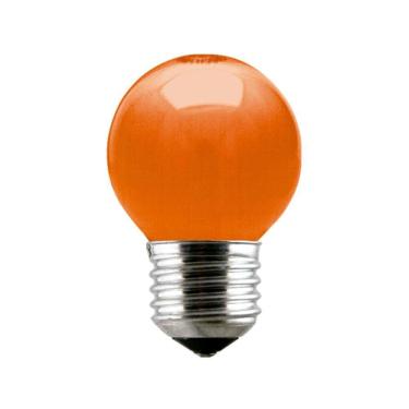 Imagem de Lâmpada Incandescente Taschibra Bolinha 15W 110V Laranja