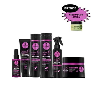Imagem de Kit Haskell Cavalo Forte Hidra Completo 300ml Mimo