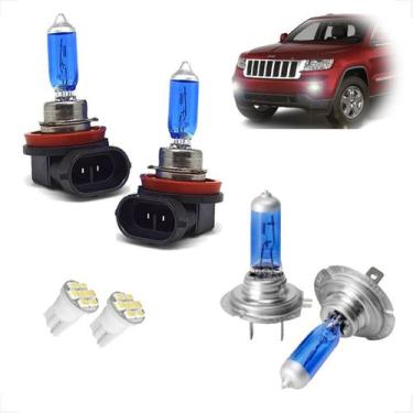 Imagem de Kit de Lâmpadas Halógena Super Branca H7 H11 Farol Baixo e Milha Chero