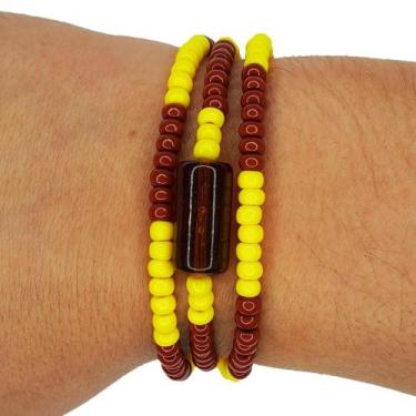 Imagem de Pulseira Guia de Proteção Boiadeiros - Balaio de Santo, 17 cm