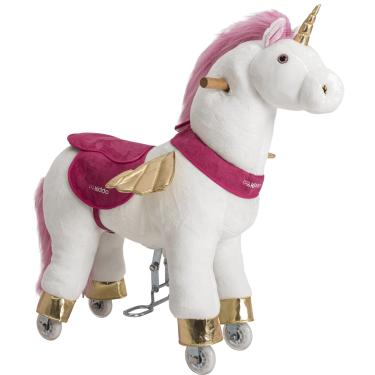 Imagem de Cavalinho de Pedal Kiddo Montaria Uppi Branco Unicornio Pequeno