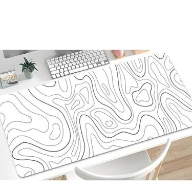 Imagem de Mouse pad ergonômico premium com base antiderrapante e bordas costuradas (MY058, médio)