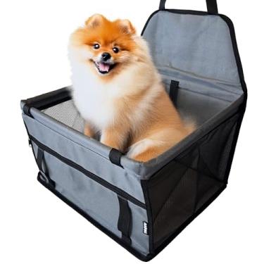 Imagem de Assento Cadeirinha Pet Banco Carro Cachorro 12kg MADOG Cor:Cinza