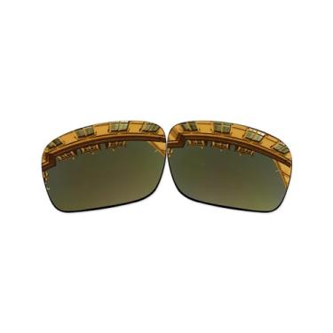Imagem de Vonxyz Lentes de reposição para Oakley Scalpel OO9095 | Bisturi Óculos de sol de ajuste asiático - Bronze MirrorCoat polarizado
