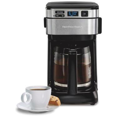 Imagem de Cafeteira Elétrica Programável Elétrica Programável Serve Até 12 xícaras, HAMILTON BEACH 46310, Preto