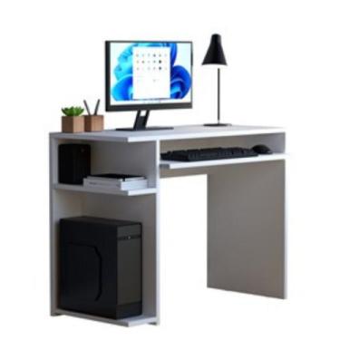 Imagem de Mesa Gamer Branco Escrivaninha Mesa De Computador - JM3