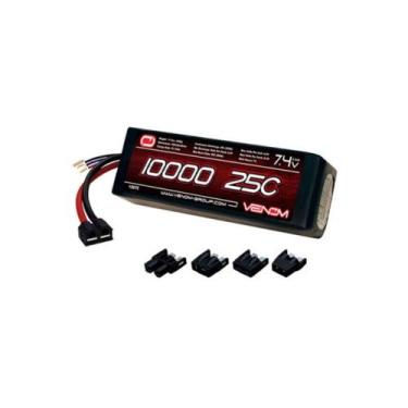 Imagem de Bateria automodelo pack venom 7.4v 10000ma lipo carro 15075, preto