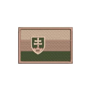 Imagem de BP0197-003 Bandeira Eslováquia Bordado 7,5×5,0cm (D-Arquivo Matriz para bordar.)