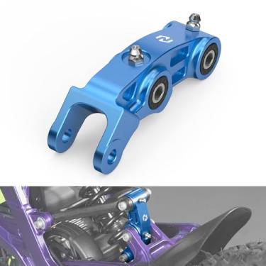 Imagem de NICECNC Amortecedores Traseiros Elo de Suspensão Progressiva Azul Articulação de Suspensão Traseira Compatível com Surron Light Bee X/S/L1E Compatível com Segway X160/X260 Ver Montagem