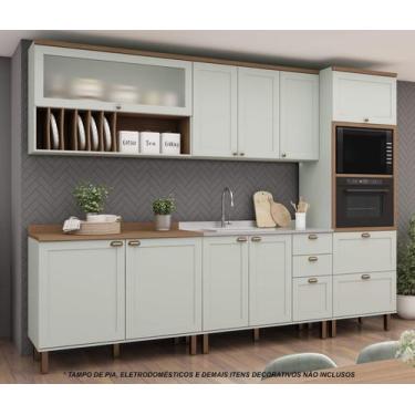 Imagem de Armário de Cozinha Completa Americana 6 peças Luna 67 Iluminata Genial