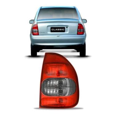Imagem de Lanterna Traseira Corsa Sedan Classic 2000 A 2009 Fume, Direito