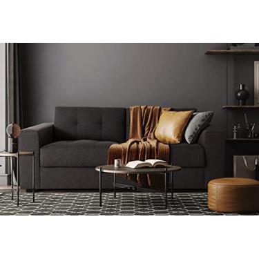 Imagem de Sofá 2 Lugares para Sala de Estar Cinza 1,80 m Oslo Oppa Design - Cinza