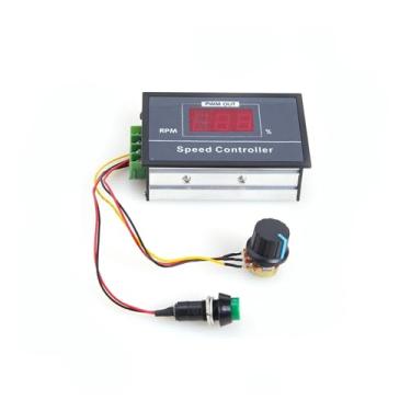 Imagem de Controlador de velocidade do motor PWM DC 6-60V 30A Módulo de interruptor regulador de velocidade contínuo