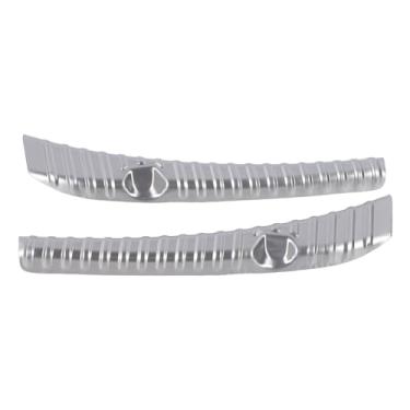 Imagem de 2pcs Traseiro Protetor de Tampa Guarda do Solonete Traseiro, Guarda de Borda de Tronco Traseiro de Aço Inoxidável para T M 3 Highland 2024, Protege Tinta, Instalação Fácil