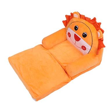 Imagem de Cadeira de Criança, Kids Couch Kids Sofá Sofá Soft Blip Flip Open Cartoon Animal Casamento Cedro Cama Dobra Dobra para Local para O Quarto da Sala O Laranja Laranja (2 Nível)
