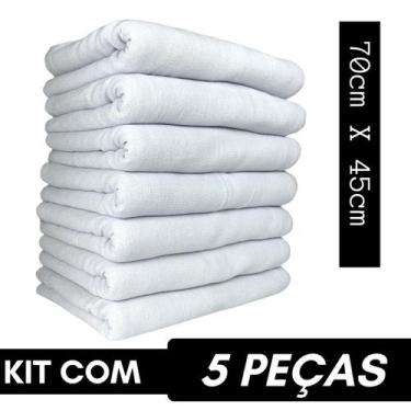 Imagem de kit 5 Pano De Chão Saco Costurado 100 Algodão Cores Variadas 65x45 - D