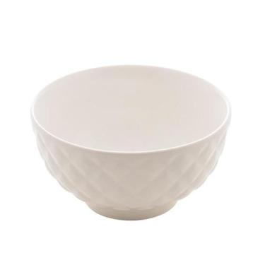 Imagem de Bowl de Porcelana Diamond Branco 11,5cm -Lyor