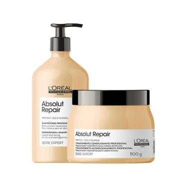Imagem de Kit L'Oréal Professionnel Serie Expert Absolut Repair Gold Quinoa Prof