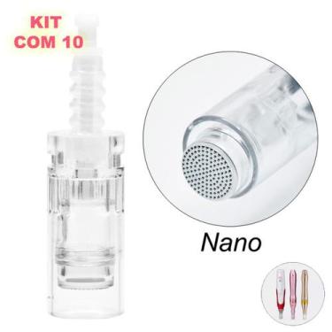 Imagem de Agulhas Cartucho Caneta Derma Pen NANO Mym DrPen M7 Kit 10un - DermaPe